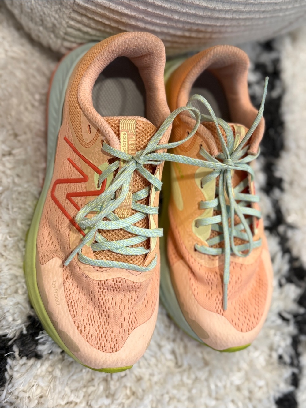 New Balance DynaSoft Nitrel v5 Trail Running Shoes Guava Ice Peach Size 8 - Picture 3 of 10